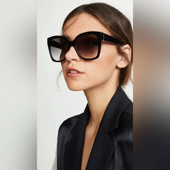 Gucci | Accessories | Gucci Grey Gradient Butterfly Ladies  display picture 1